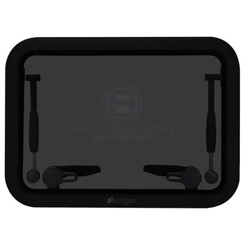 Relaxn Aluminium Hatch 387 x 517mm Black