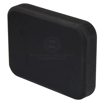 Stern Pad Jumbo Black 6.5"X4.75"X1" Vhb Adhesive