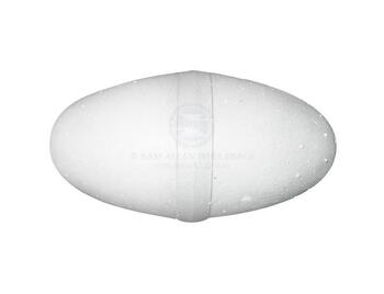 Styrene Float 300 x 150mm Football White