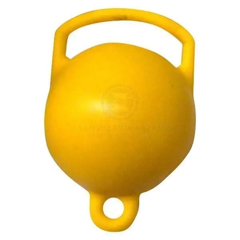 Mooring & Marker Buoy 200mm Yellow - Hollow Eye