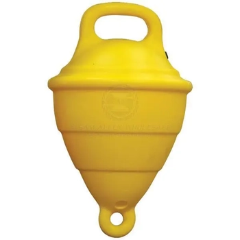 Mooring & Marker Buoy 250mm Yellow - Hollow Eye