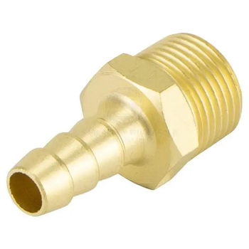 Brass Hose Tail 3/8" Bsp X 5/16"