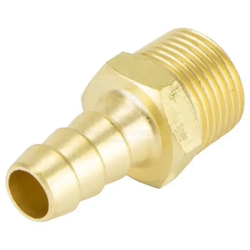 Brass Hose Tail 3/8" Bsp X3/8"