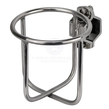 Drink holder SS 85mm rail mount