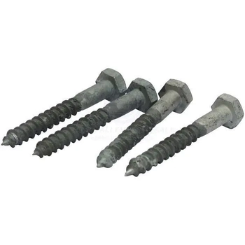 Supafend Replacement Coach Bolts 10mm x 75mm - Pack 4