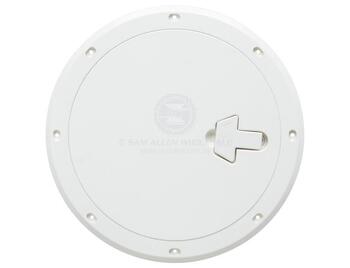 315mm CAN-SB® Round Boat Hatch Access Standard PVC Removable Lid White Marine