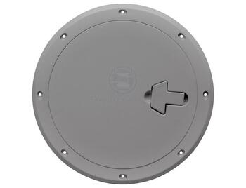 315mm CAN-SB® Round Boat Hatch Access Standard PVC Removable Lid Grey Marine