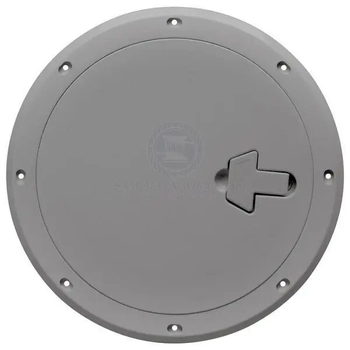 315mm CAN-SB® Round Boat Hatch Access Standard PVC Removable Lid Grey Marine