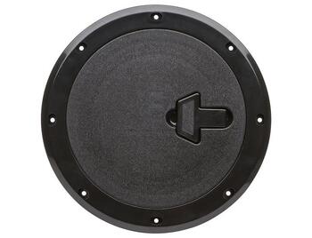 315mm CAN-SB® Round Boat Hatch Access Standard PVC Removable Lid Black Marine