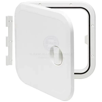 Can SB White Hatch Access 373mm Removable Hinge Single Handle Boat Marine