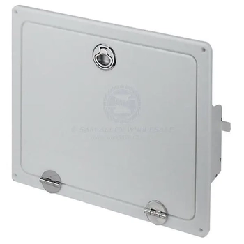 White Polymer 2 Tray Tilt Storage