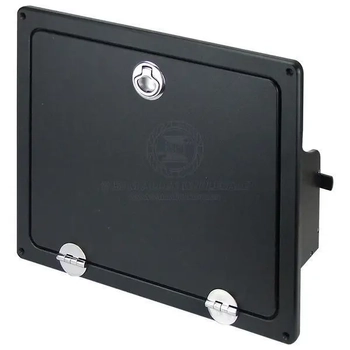Black Polymer 2 Tray Tilt Storage