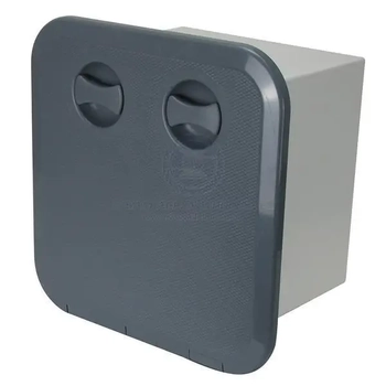 Ceredi Europa Access Hatch with Drawers 380 x 380 - Grey
