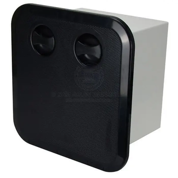 Ceredi Europa Access Hatch with Drawers 380 x 380 - Black