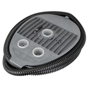 Bravo 10 Manual Double Chamber Foot Air Pump Inflatable Boat Kayak with Adaptors