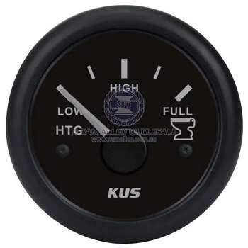 12/24V Blk Waste Gauge 240-33 Ohms