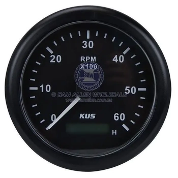Black Tacho / Hour Meter