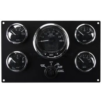 Gauge Panel 12v 270x70x170