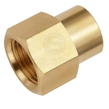John Guest Adaptor Brass Straight 1/2" Bspf X 3/8" Bspf