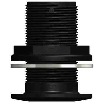 Skin Fitting 1 1/2" Bsp Black
