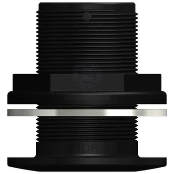 Skin Fitting 2" Bsp Black