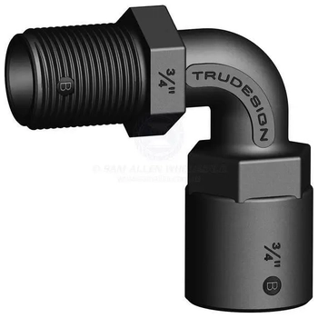 Connector 3/4" Bsp 90 Deg F-M
