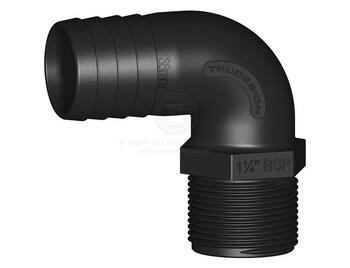 Hose Tail 90° 1 1/4" Bsp -38Mm Tail