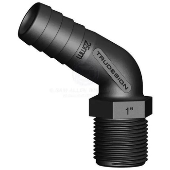 Hose Tail 120° 1" Bsp - 25Mm Tail