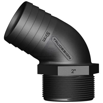 Hose Tail 120° 2" Bsp - 50mm Tail