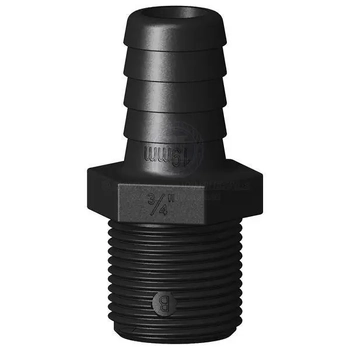 Hose Tail 3/4" Bsp 19mm Tail