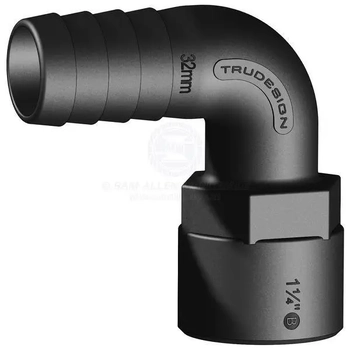 Hose Tail 90° 1 1/4" Bspf-32mm Tail