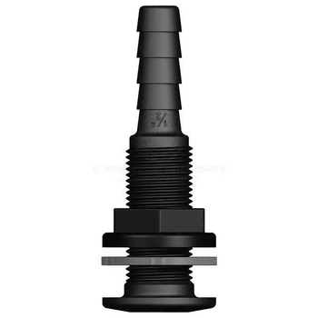 Skin Fitting 1/2" Bsp 13mm Black