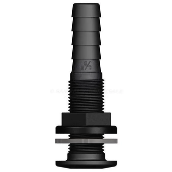 Skin Fitting 1/2" Bsp 16mm Black