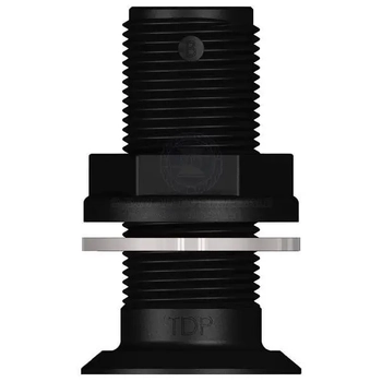 Skin Fitting 3/4" Bsp Recess Black Trudesign