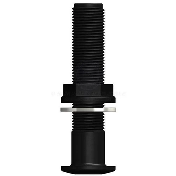 Skin Fitting 1 1/2" Bsp Long Black Trudesign 140mm Thread