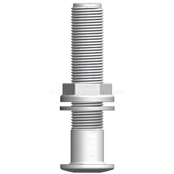 Skin Fitting 1" Bsp Long White Trudesign 140mm Thread