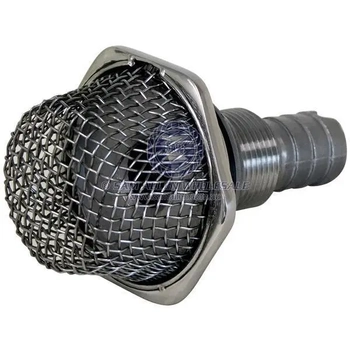 Strainer Thru Hull 20mm Tail 316 Ss