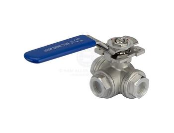 Ball valve L/Port 1/2" 316 S/S