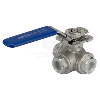 Ball valve L/Port 1/2" 316 S/S