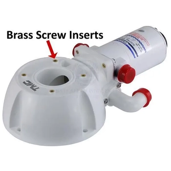 Motor Macerator Base Tmc 12V With Brass Screw Insert