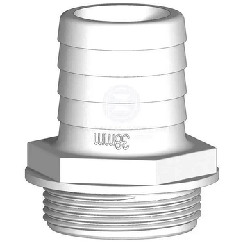 Aquavalve Hose Tail 38mm 3 Pack