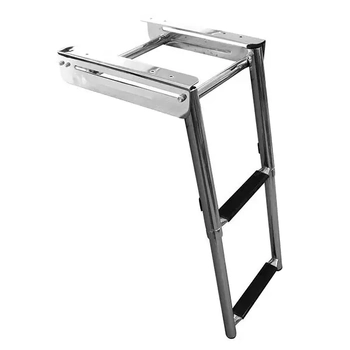 Relaxn 304G Stainless Steel 2 Step Telescopic Ladder