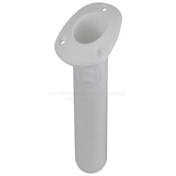 Rod Holder 30 Deg Oval Top White