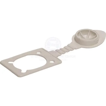 Rod Holder Cap - Square Top White