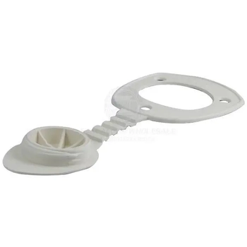 Rod Holder Cap - Oval Top White