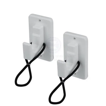 Sam Allen 2pk Pair of 1-Inch Boat Rod Gaff Brush Pole Holders Deck Fitting Marine Yacht