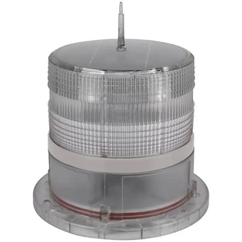 Solar Warning Light White