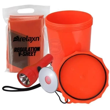 Safety Equipment Pack With Signaling Torch