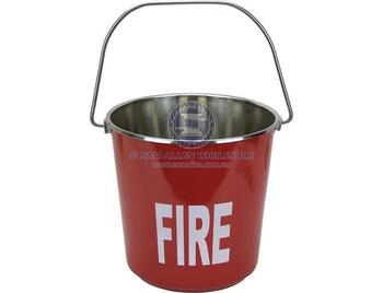 Standard Stainless Steel Safety Fire Bucket 9L Boat Marine Fishing