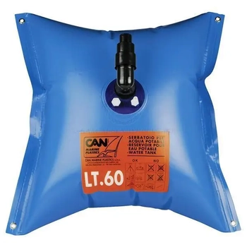 Can-SB 60L Flexible Fresh Water Tank Square with Connectors